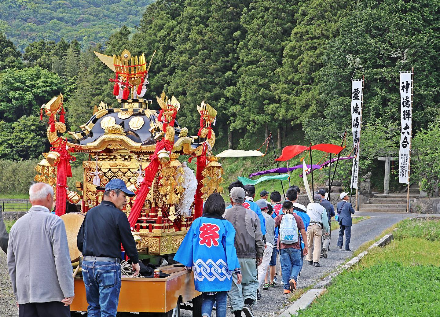 鏡⼭⼤神社 神幸祭
