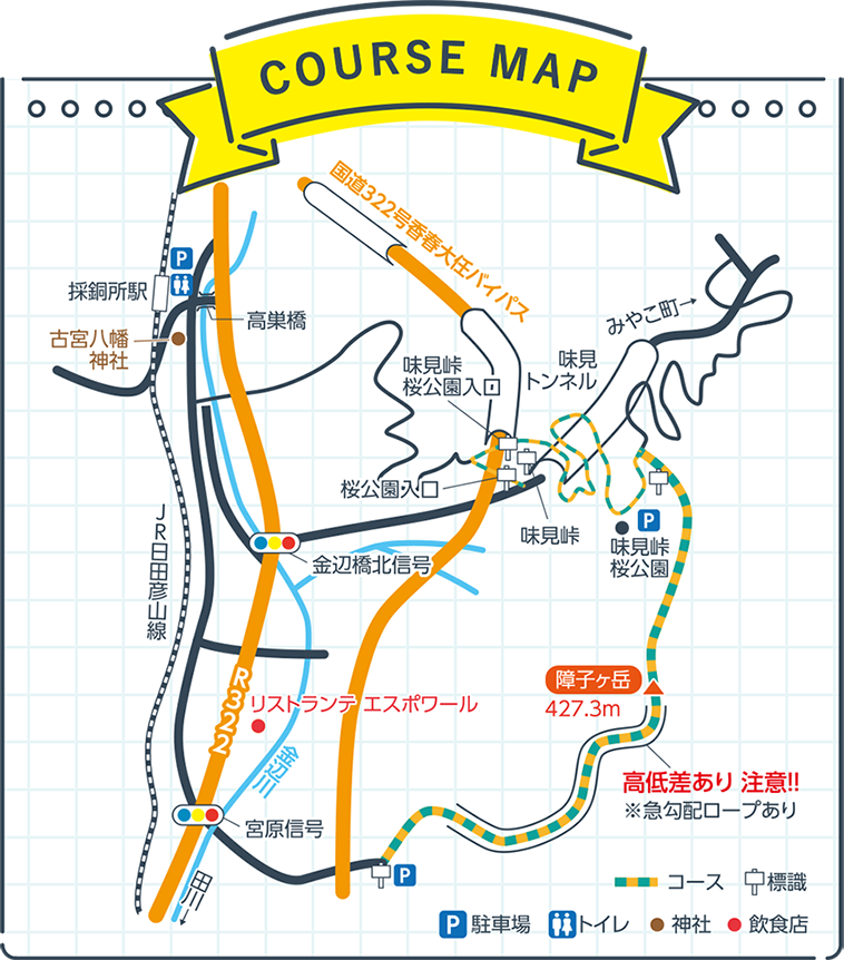 モデルコース02<br />コースマップ